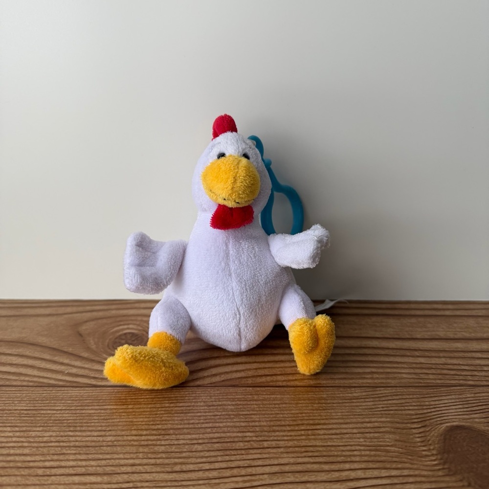 Webkinz Ganz Chicken Kinz Klip Small Clip On Plush Toy Stuffed Animal